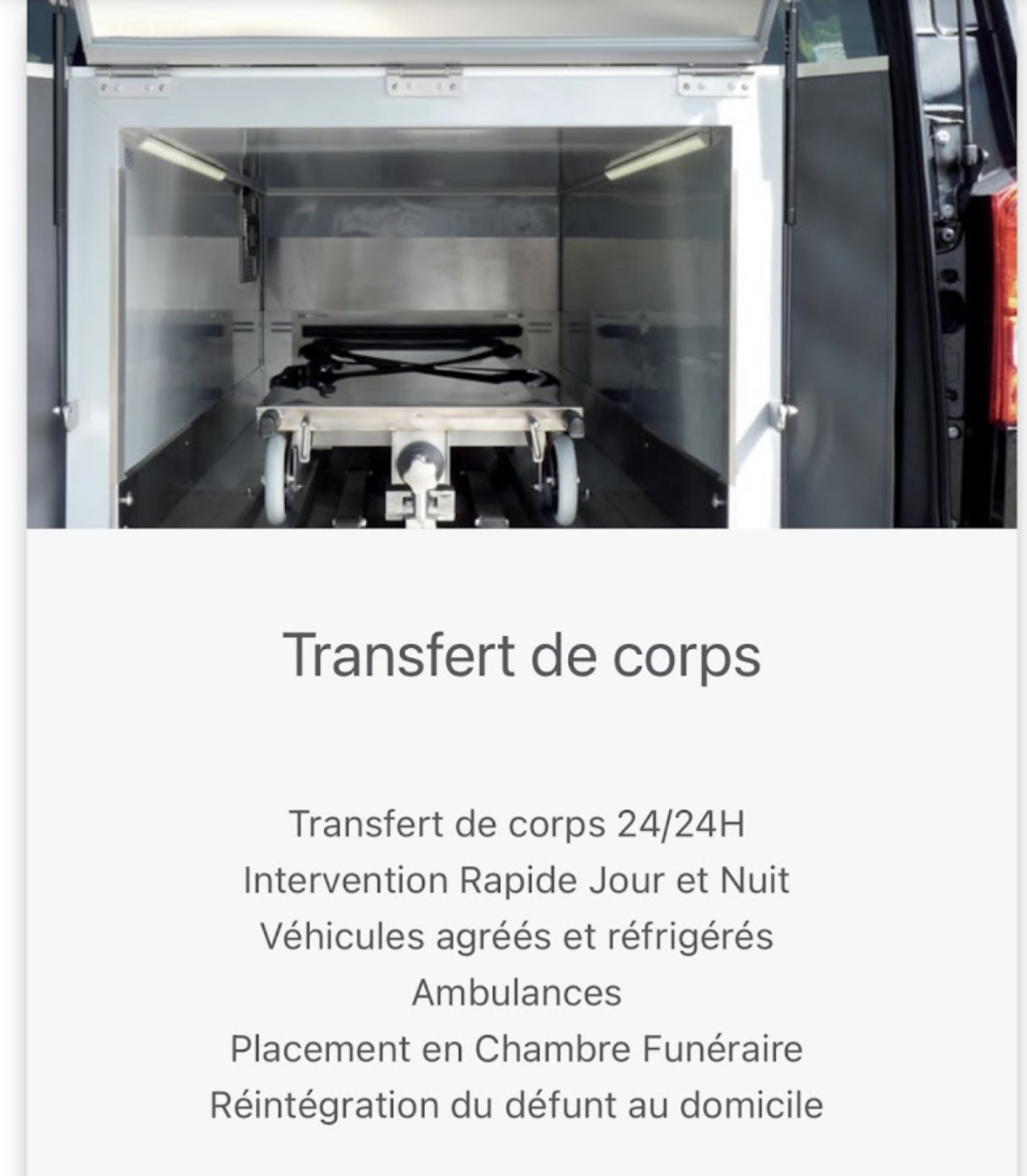 Transfert de corps